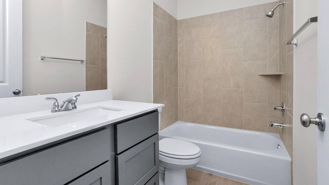 Furnished interior view inside a new home in Artavia, Conroe (Image 5).