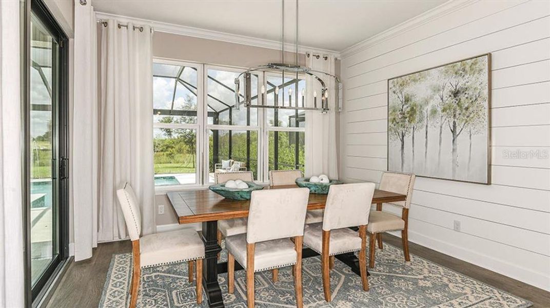 Furnished interior view inside a new home in The Waters at Center Lake Ranch, St. Cloud (Image 16).