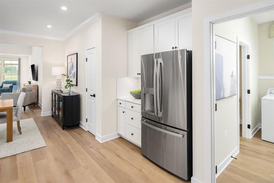 Furnished interior view inside a new home in Newberry 55+, McDonough (Image 4).