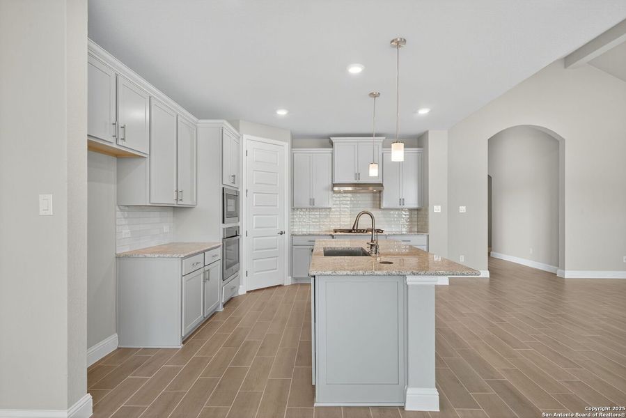 Furnished interior view inside a new home in , Castroville (Image 11). Furnished interior view inside a new home in , Castroville (Image 11).