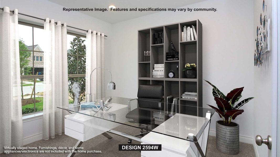 Furnished interior view inside a new home in The George, Richmond (Image 4).