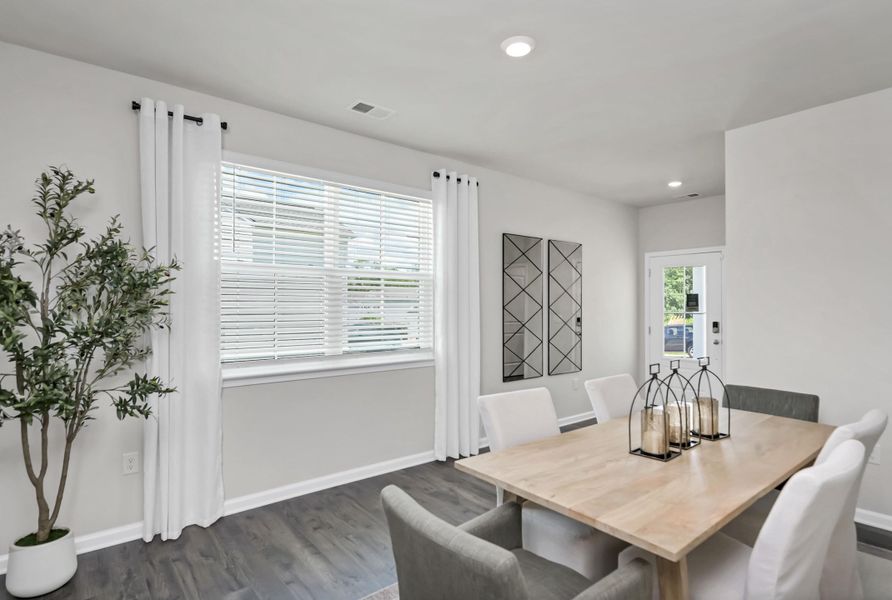 Furnished interior view inside a new home in Mulberry Landing, Orangeburg (Image 19). Furnished interior view inside a new home in Mulberry Landing, Orangeburg (Image 19).