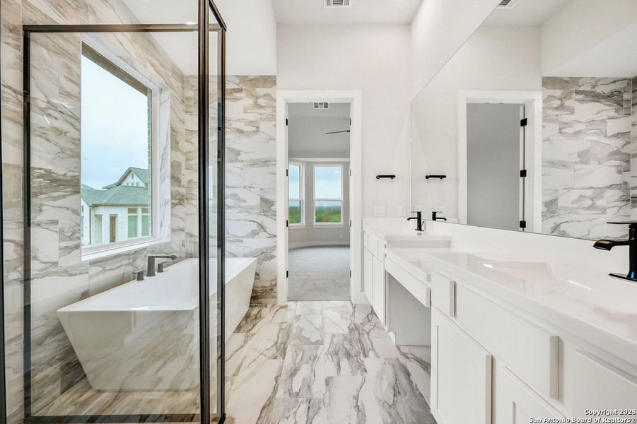 Furnished interior view inside a new home in Homestead, Schertz (Image 5). Furnished interior view inside a new home in Homestead, Schertz (Image 5).