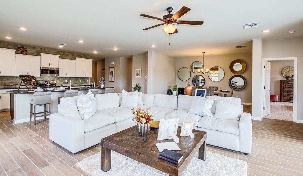 Furnished interior view inside a new home in Sycamore Vista, Vail (Image 8).