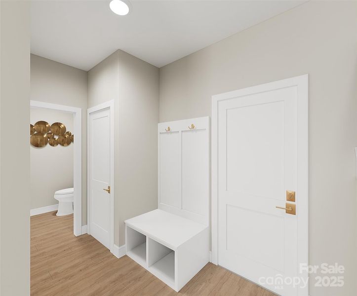 Built-In Drop Zone at Garage Entry.  *Virtual Rendering | Actual Finishes, Structural Selections, and Orientation May Vary.