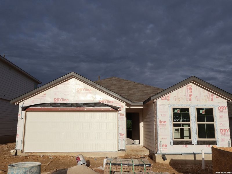 In-progress construction of a new home in Mesquite Ridge, San Antonio, TX (Image 21).