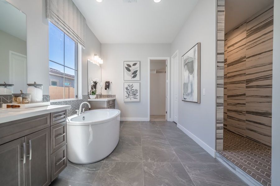 Furnished interior view inside a new home in Legado, Queen Creek (Image 4).