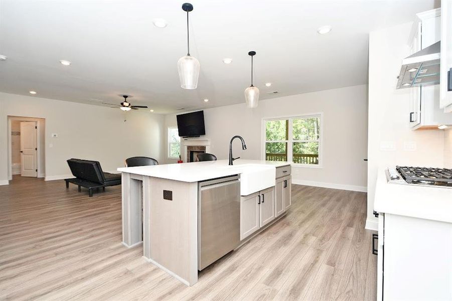 Furnished interior view inside a new home in , Dallas (Image 15).