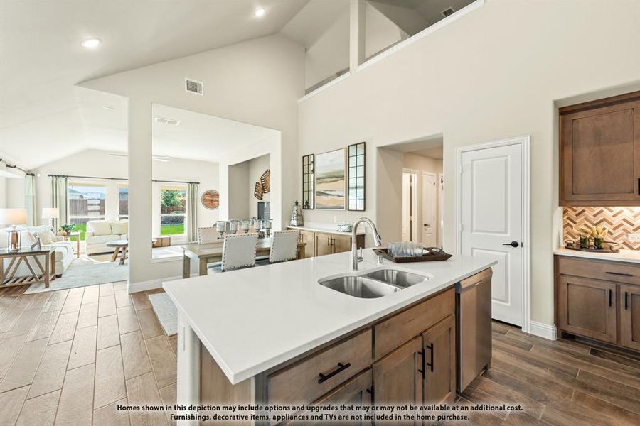 Furnished interior view inside a new home in Sunset Ridge, Alvarado (Image 26). Furnished interior view inside a new home in Sunset Ridge, Alvarado (Image 26).