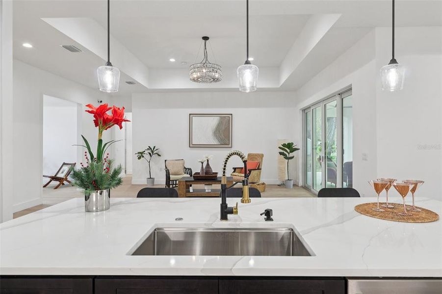 Furnished interior view inside a new home in , St. Cloud (Image 11).