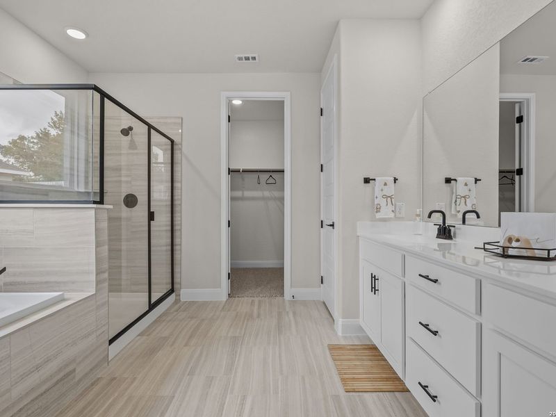 Furnished interior view inside a new home in The Reserve at Potranco Oaks, Castroville (Image 31).