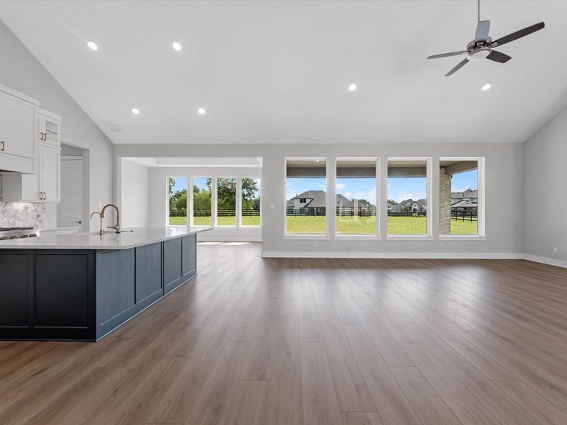 Furnished interior view inside a new home in The Estates at James Lane, Fulshear (Image 6). Furnished interior view inside a new home in The Estates at James Lane, Fulshear (Image 6).