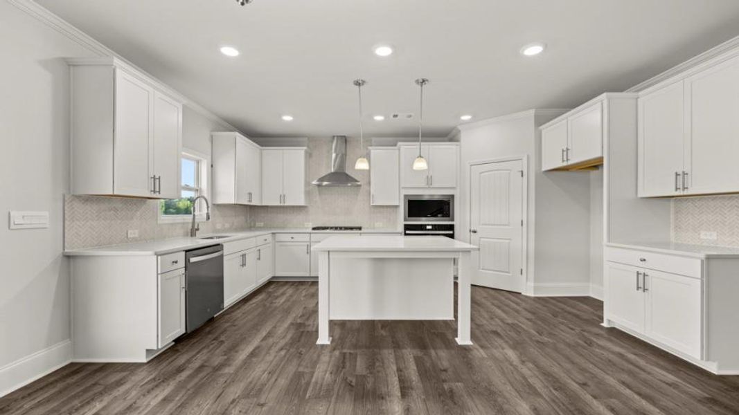 Furnished interior view inside a new home in Hamptons at Riverwood East, Dallas (Image 17).