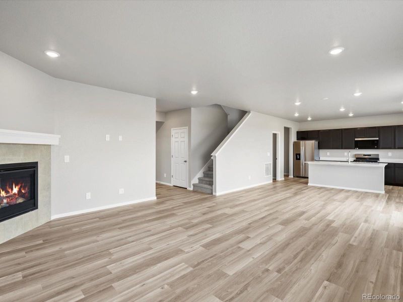 Spacious, unfurnished interior of a new home in Buffalo Highlands: The Canyon Collection, Commerce City (Image 23).