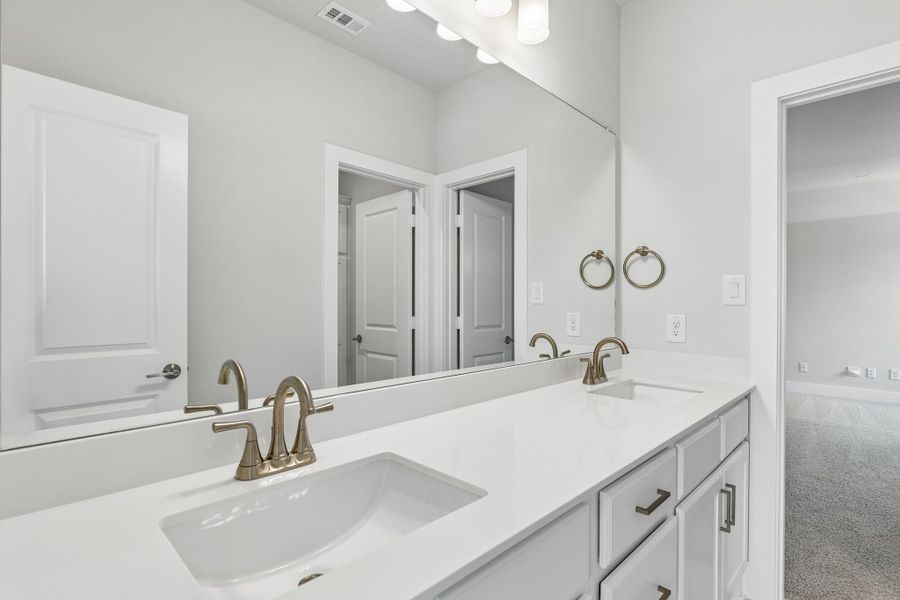 Furnished interior view inside a new home in Painted Tree Lakeside, McKinney (Image 13).