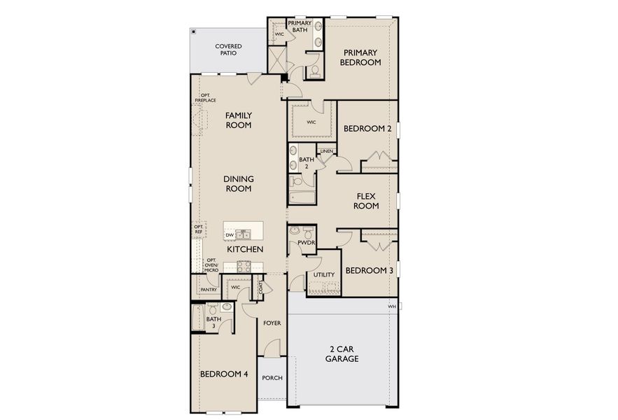 2D floor plan layout for the Meridian by Ashton Woods in Meadow Park, Melissa, TX (Image 5). 2D floor plan layout for the Meridian by Ashton Woods in Meadow Park, Melissa, TX (Image 5).