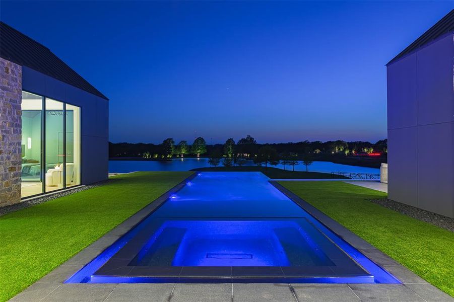 Exterior details and patio area of a home in , Westlake (Image 23).