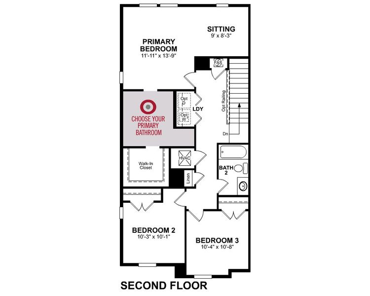 2D floor plan layout of this home in Aulin Square, Oviedo, FL (Image 6).
