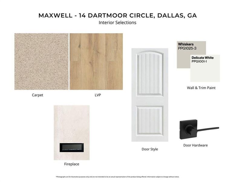 Sample of building materials used in homes in Easton Park, Dallas (Image 4).