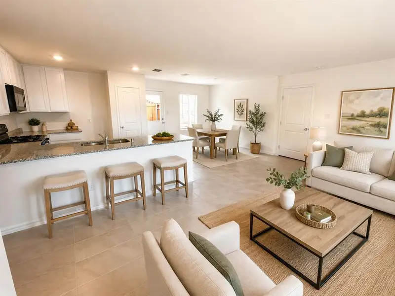 Furnished interior view inside a new home in , Forney (Image 4).