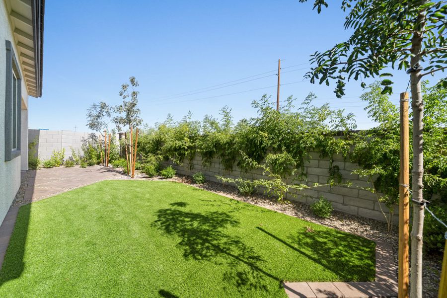 Backyard | Libra Model Home | Rialta | New homes in Mesa, Arizona | Landsea Homes