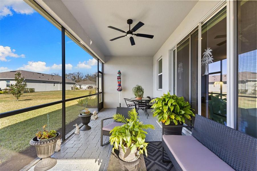 Exterior details and patio area of a home in Windwater, Parrish (Image 3).