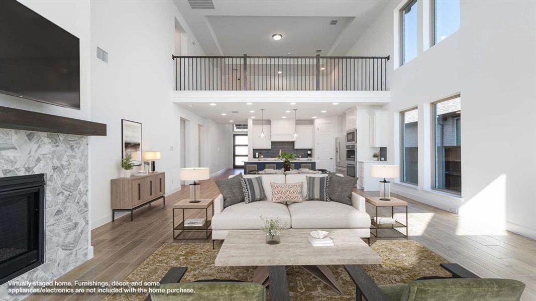 Furnished interior view inside a new home in M3 Ranch 50', Mansfield (Image 9). Furnished interior view inside a new home in M3 Ranch 50', Mansfield (Image 9).