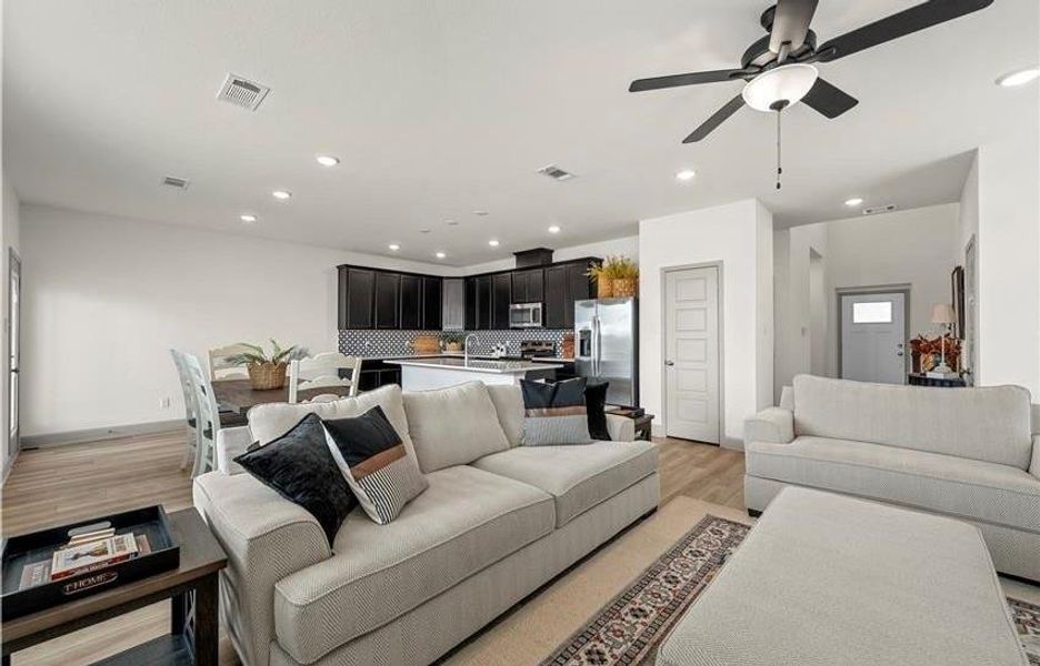 Furnished interior view inside a new home in , Waco (Image 15). Furnished interior view inside a new home in , Waco (Image 15).