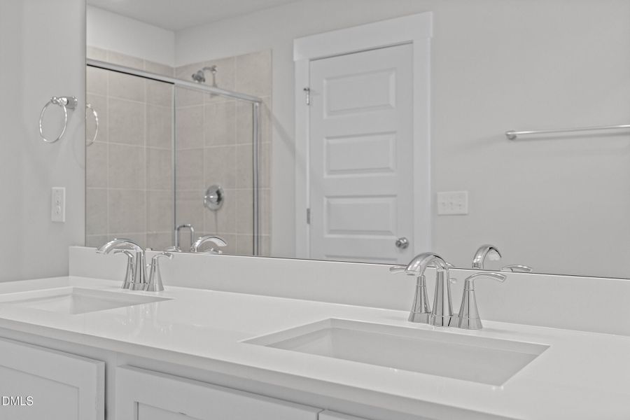 Primary Bathroom - Classic White Button