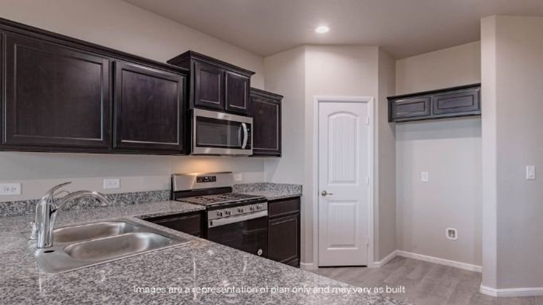 Furnished interior view inside a new home in Mustang Ridge, Andrews (Image 7).
