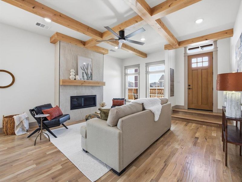 Furnished interior view inside a new home in , Midlothian (Image 6). Furnished interior view inside a new home in , Midlothian (Image 6).