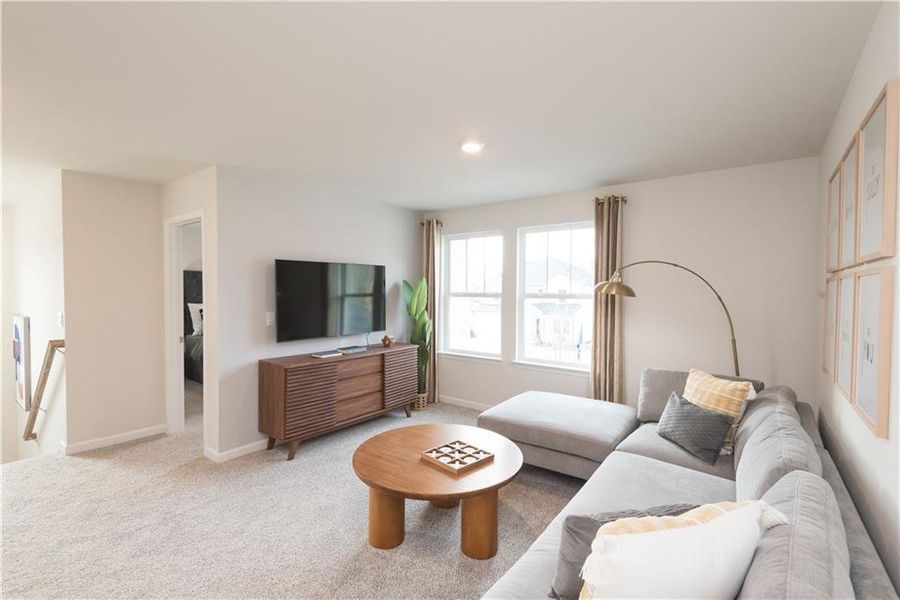 Furnished interior view inside a new home in , Braselton (Image 18).
