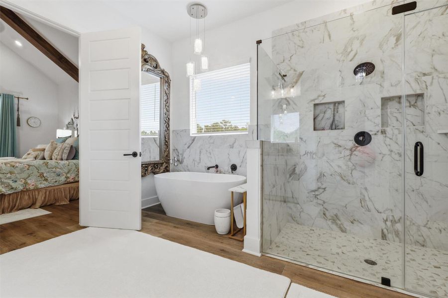 Furnished interior view inside a new home in Magnolia Woods - 70', Magnolia (Image 38).