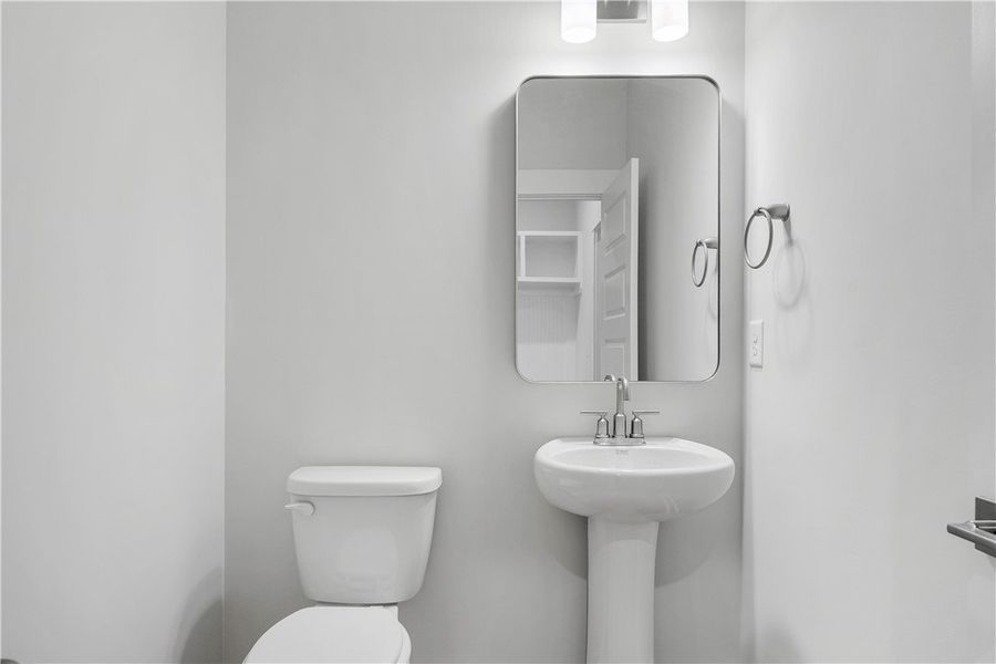 A well-appointed lavatory provides everyday conven A well-appointed lavatory provides everyday conven