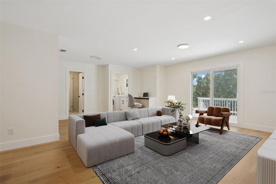 Furnished interior view inside a new home in , Sarasota (Image 15).