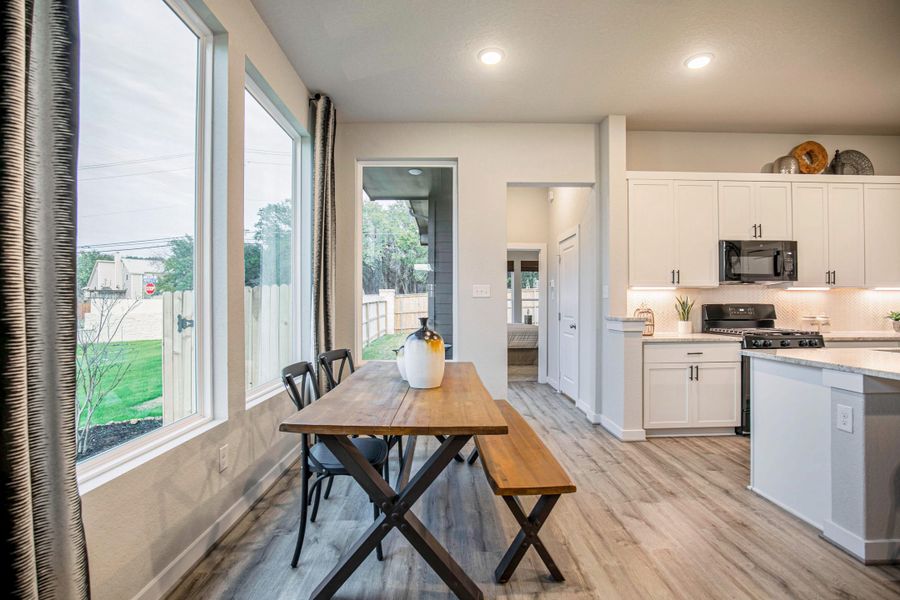 Furnished interior view inside a new home in Santa Rita Ranch, Liberty Hill (Image 9).