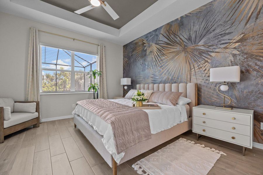 Furnished interior view inside a new home in , Venice (Image 6). Furnished interior view inside a new home in , Venice (Image 6).