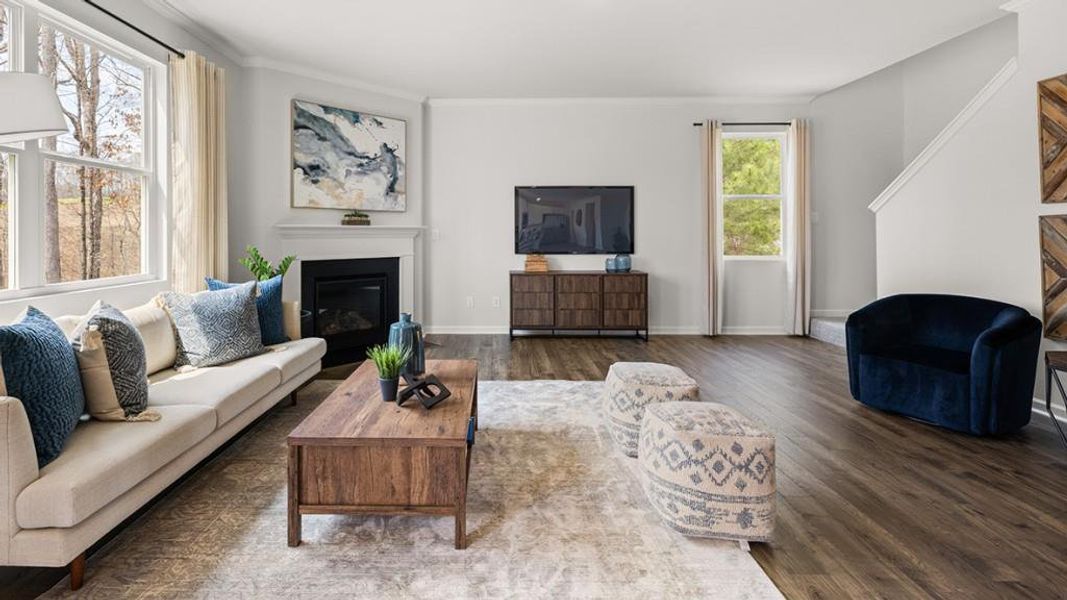 Furnished interior view inside a new home in Lost Creek, Dallas (Image 7).