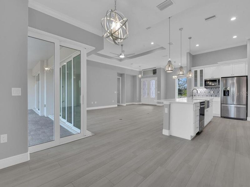 Furnished interior view inside a new home in , Rotonda West (Image 13).