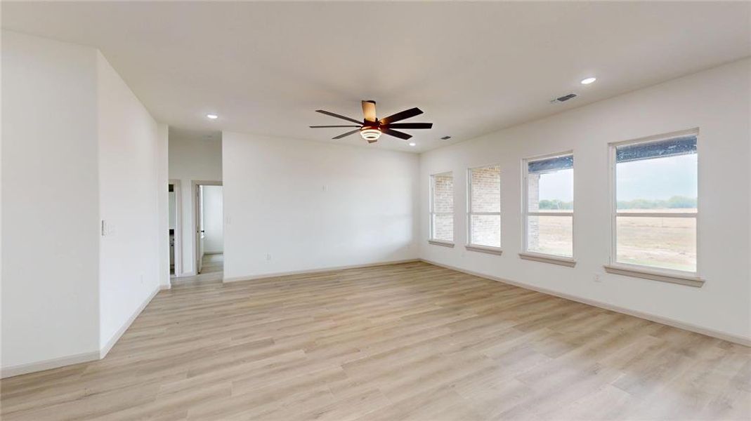 Spacious, unfurnished interior of a new home in , Point (Image 19).