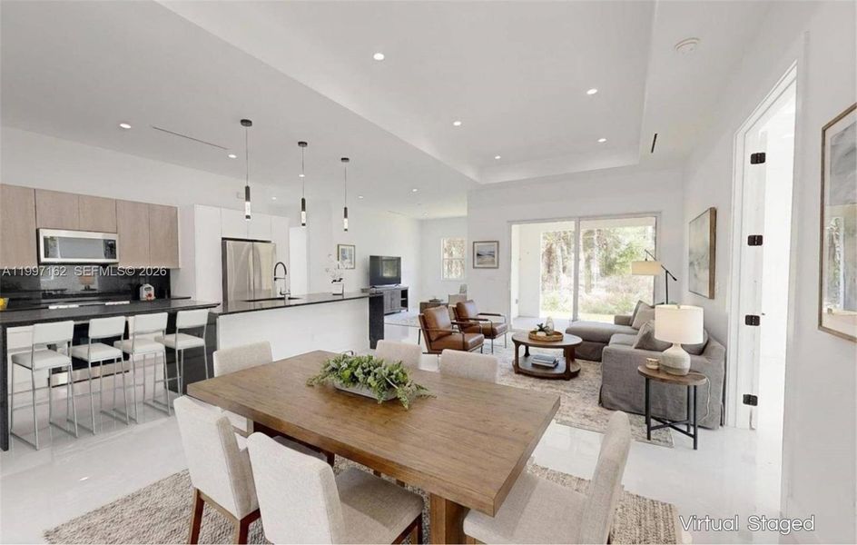 Furnished interior view inside a new home in , Naples (Image 34).