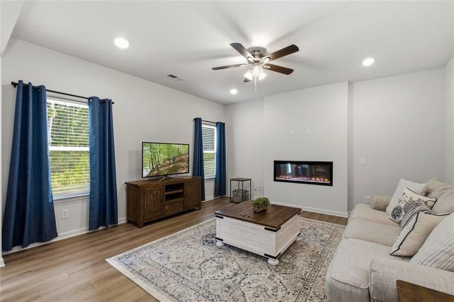 Furnished interior view inside a new home in Morgan Landing, Carrollton (Image 17). Furnished interior view inside a new home in Morgan Landing, Carrollton (Image 17).