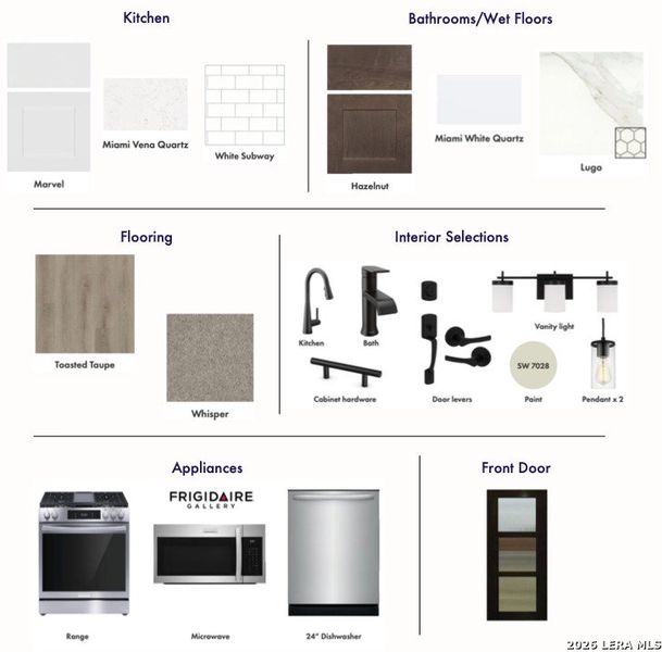 Sample of building materials used in homes in Mayfair - Select Classic Series, New Braunfels (Image 9). Sample of building materials used in homes in Mayfair - Select Classic Series, New Braunfels (Image 9).