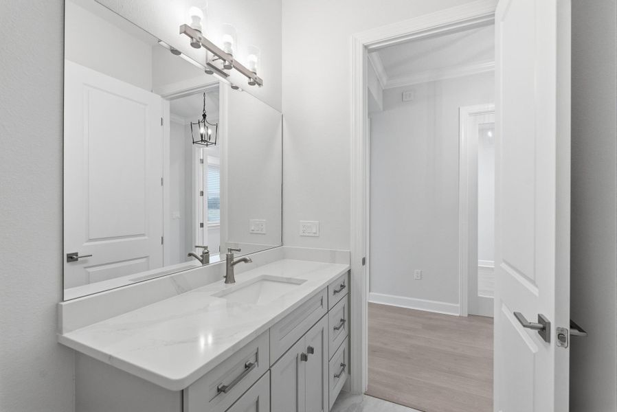 Representative furnished interior of a home built from the Bayview by SeaGate Homes in Beachview Cove, Ormond Beach (Image 7).