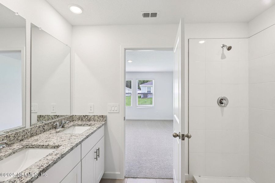 Furnished interior view inside a new home in Kings Crossing, Jacksonville (Image 5). Furnished interior view inside a new home in Kings Crossing, Jacksonville (Image 5).