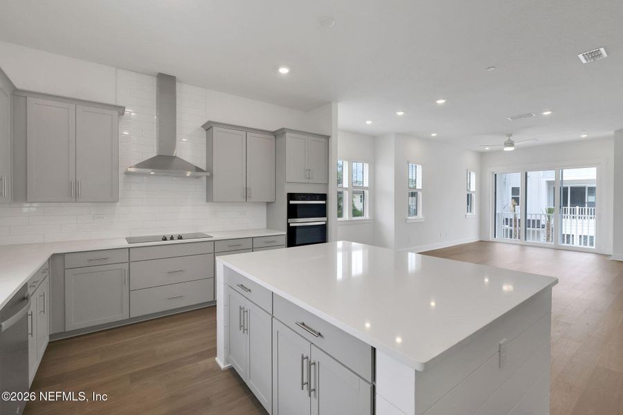Furnished interior view inside a new home in North Beach Townhomes, Jacksonville Beach (Image 14).