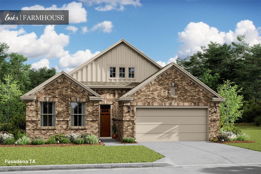 Lovely Pasadena ESP home design by K. Hovnanian® Homes with elevation TA in beautiful Oakberry Trails. (*Artist rendering used for illustration purposes only.) Lovely Pasadena ESP home design by K. Hovnanian® Homes with elevation TA in beautiful Oakberry Trails. (*Artist rendering used for illustration purposes only.)