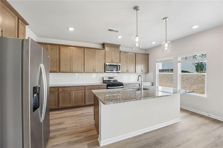 Furnished interior view inside a new home in Northwoods at Mirror Lake, Villa Rica (Image 17).