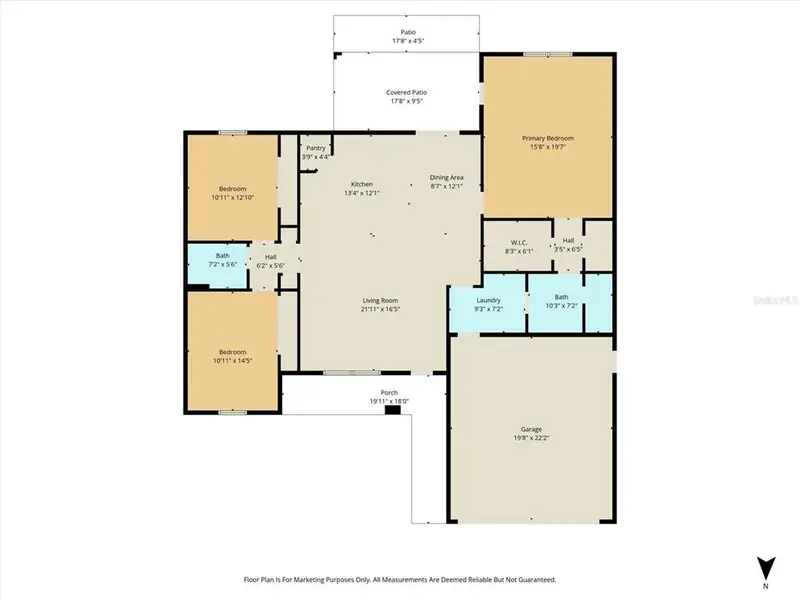 2D floor plan layout of this home in , Dunnellon, FL (Image 5). 2D floor plan layout of this home in , Dunnellon, FL (Image 5).