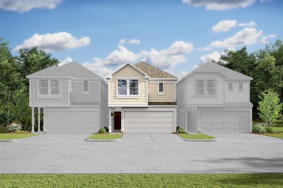 Gorgeous Reagan home design by K. Hovnanian Homes with elevation E in beautiful Cloverdale. (*Artist rendering used for illustration purposes only.)